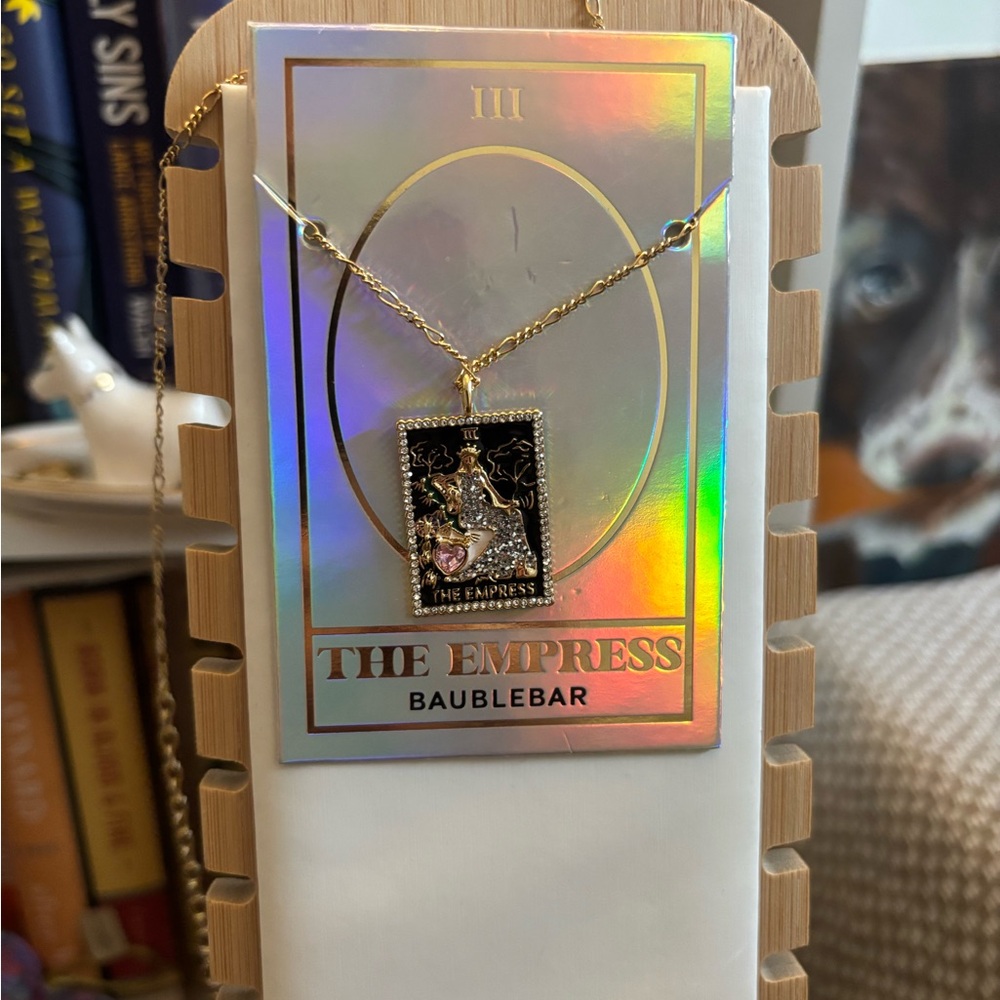 Tarot NWT + Original Card, Bag Baublebar Tarot Card Necklace Empress - Picture 4 of 8
